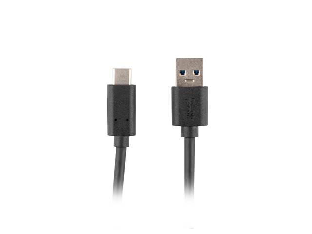 Lanberg USB Type-C to USB Type-A 3.1 Cable, 1.8 m | CA-USBO-31CU-0018-BK | USB Type-C to USB Type-A - Image 3
