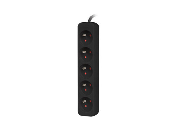 Lanberg Cable Power Strip, 5X French Outlets Quality-Grade Copper, 1.5 m | PS0-05E-0150-BK - Image 4