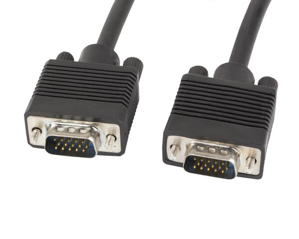 Lanberg VGA Cable, Dual-Shielded Ferrite Core | CA-VGAC-10CC-0018-B | VGA to VGA | 1.8 m