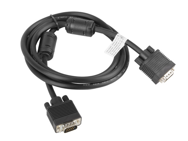 Lanberg VGA Cable, Dual-Shielded Ferrite Core | CA-VGAC-10CC-0018-B | VGA to VGA | 1.8 m - Image 3