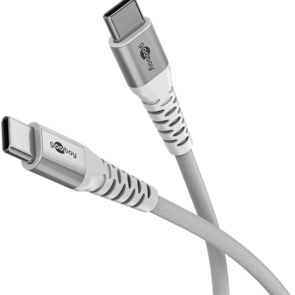 Goobay USB-C Supersoft Textile Cable with Metal Plugs | 70194