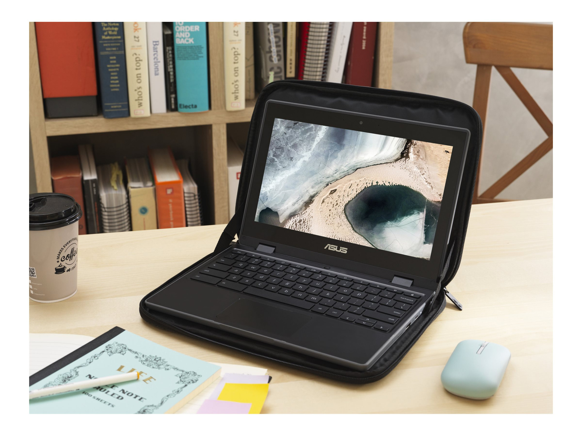 Asus AS1200 | Fits up to size 11.6 " | Sleeve | Grey | Waterproof - Image 3