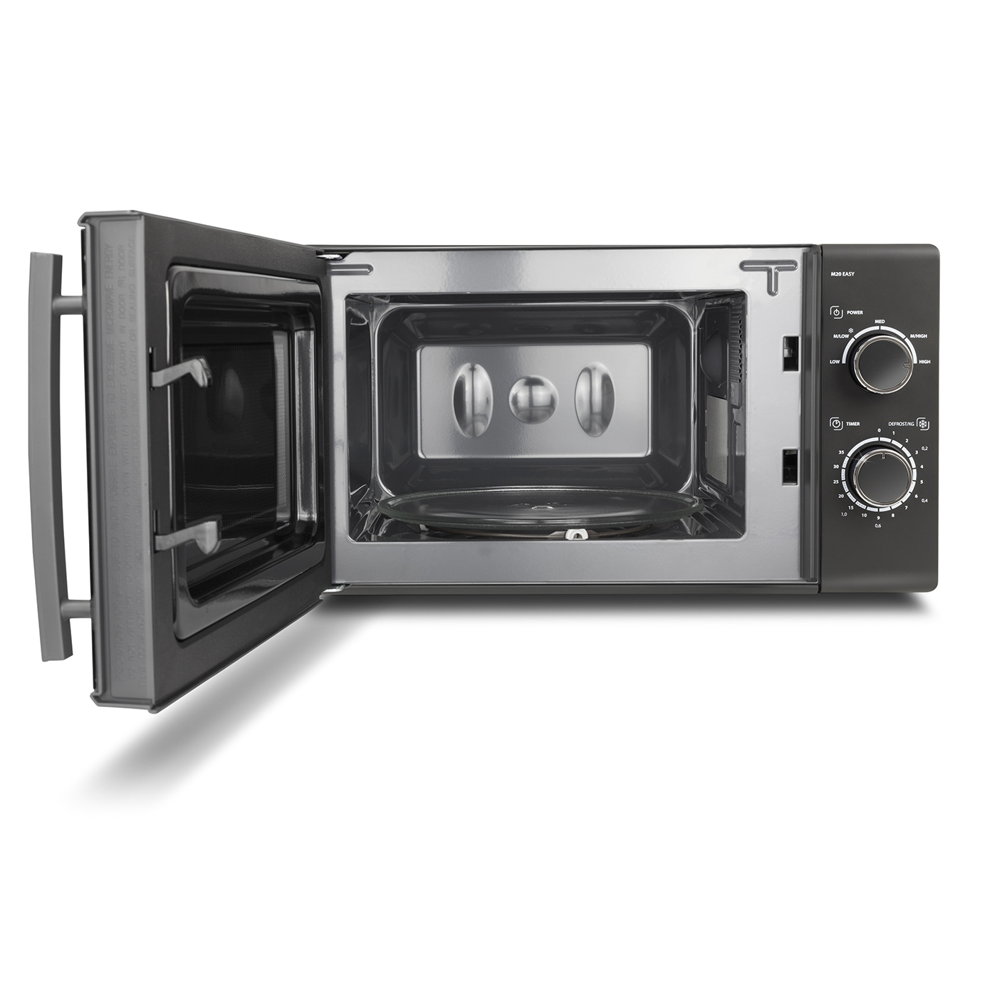 Caso | Microwave oven | M20 EASY | Free standing | 20 L | 700 W | Silver - Image 3