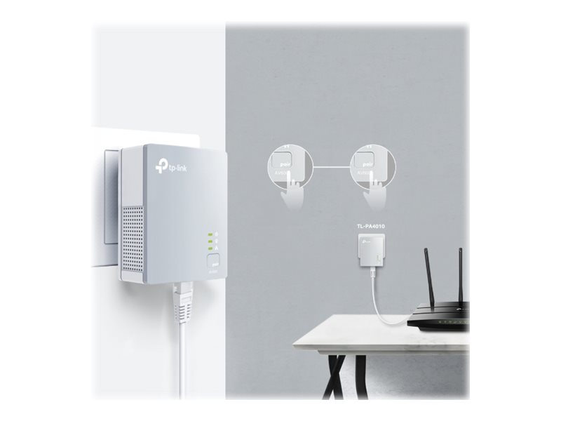 TP-LINK | Powerline Adapters Kit | TL-PA4010 KIT | 10/100 Mbit/s | Ethernet LAN (RJ-45) ports 1 - Image 10