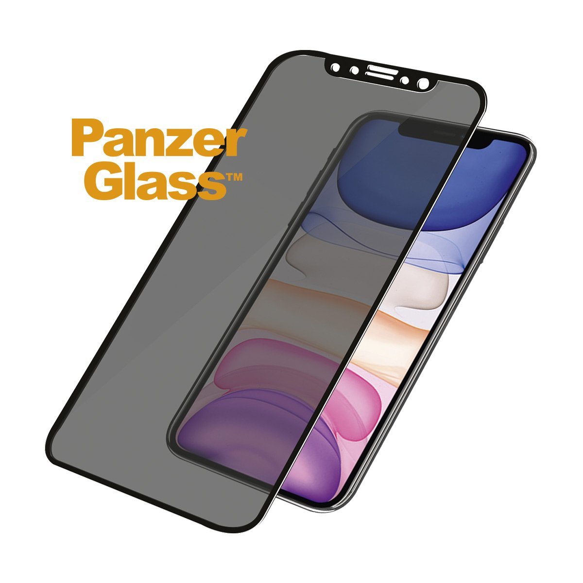 PanzerGlass | P2665 | Screen protector | Apple | iPhone Xr/11 | Tempered glass | Black | Confidentiality filter; Full frame coverage; Anti-shatter film (holds the glass together and protects against glass shards in case of breakage); Case Friendly – compatible with all Cases; Anti-glare coating (reduces light reflection); Blue light reduction; Easy Installation with full adhesive; Oleophobic layer (anti-bacterial + anti-fingerprint); 100% touch preservation; Maintains all phone functionalities - Image 3