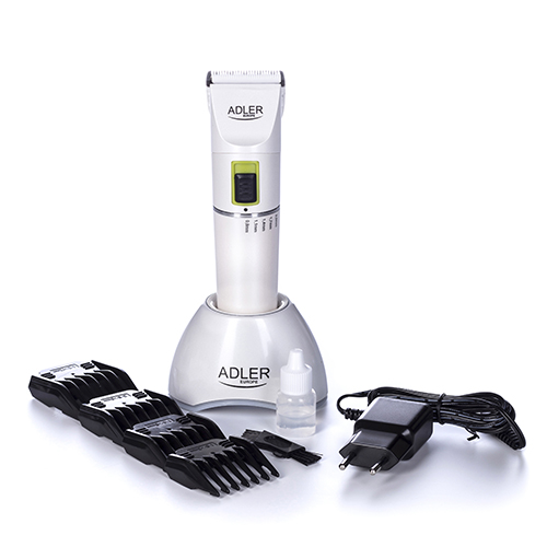 Adler | Hair clipper | AD 2827 | Cordless or corded | Number of length steps 4 | White - Image 4