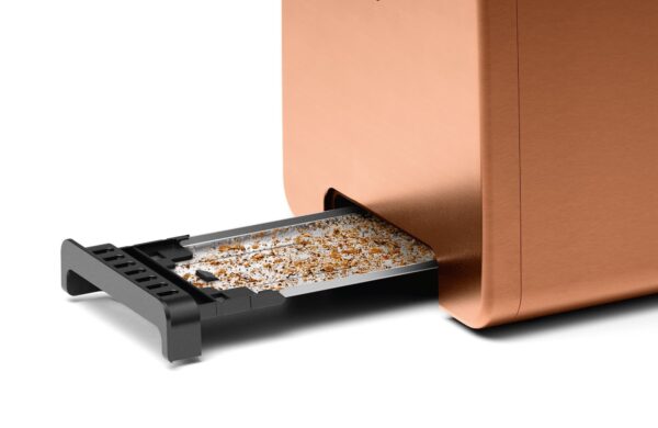 Bosch | DesignLine Toaster | TAT4P429 | Power 970 W | Number of slots 2 | Housing material Stainless Steel | Copper/Black - Image 2