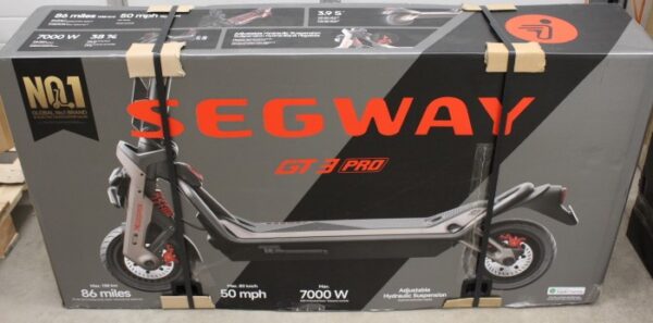 SALE OUT. Ninebot by Segway Superscooter GT3 Pro | Segway Superscooter GT3 Pro | Electric Scooter | Max 2 x 3500W W | Up to 80 km/h | 11 " | 24 month(s) | Black and Gold | DAMAGED PACKAGING - Image 5