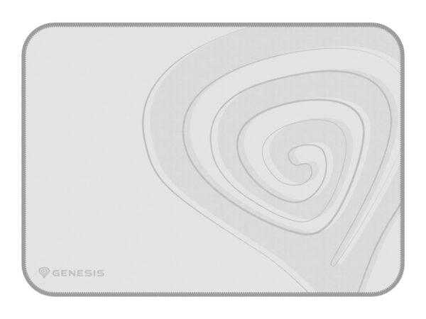 Genesis | Mouse Pad | Carbon 400 M Logo | 250 x 350 x 3 mm | Gray/White - Image 2