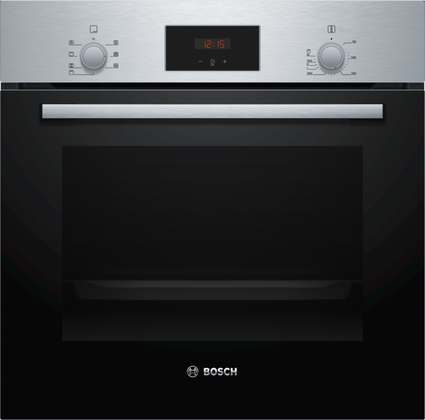 Bosch | Oven | HBF113BR1S | 66 L | Multifunctional | Manual | Electronic | Steam function | Convection | Height 59.5 cm | Width 59.4 cm | Stainless steel