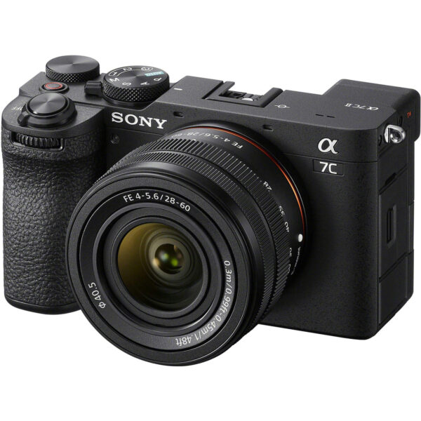 Sony | Full-Frame Camera kit with 28-60mm Lens | Alpha A7C II | Mirrorless Camera Kit | 33 MP | ISO sensitivity (max) 204800 | Wi-Fi | Fast Hybrid AF | Magnification 0.70 x | Viewfinder | CMOS | Black