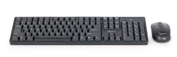 Gembird | Wireless Desktop Set | KBS-W-01_LT | Keyboard and Mouse Set | Wireless | Mouse included | US/LT | Black | Numeric keypad - Image 3