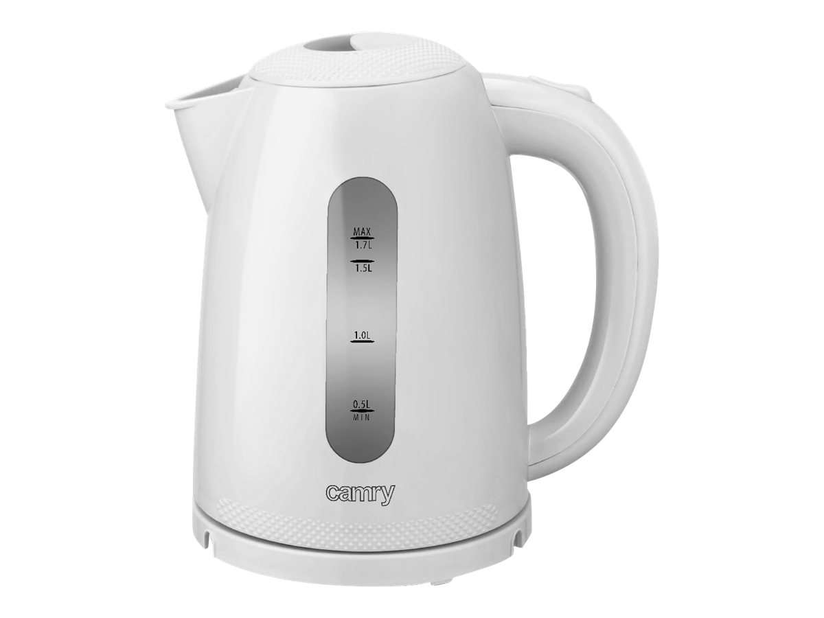 Camry | Kettle | CR 1254 | Standard | 2200 W | 1.7 L | Plastic | 360° rotational base | White - Image 3