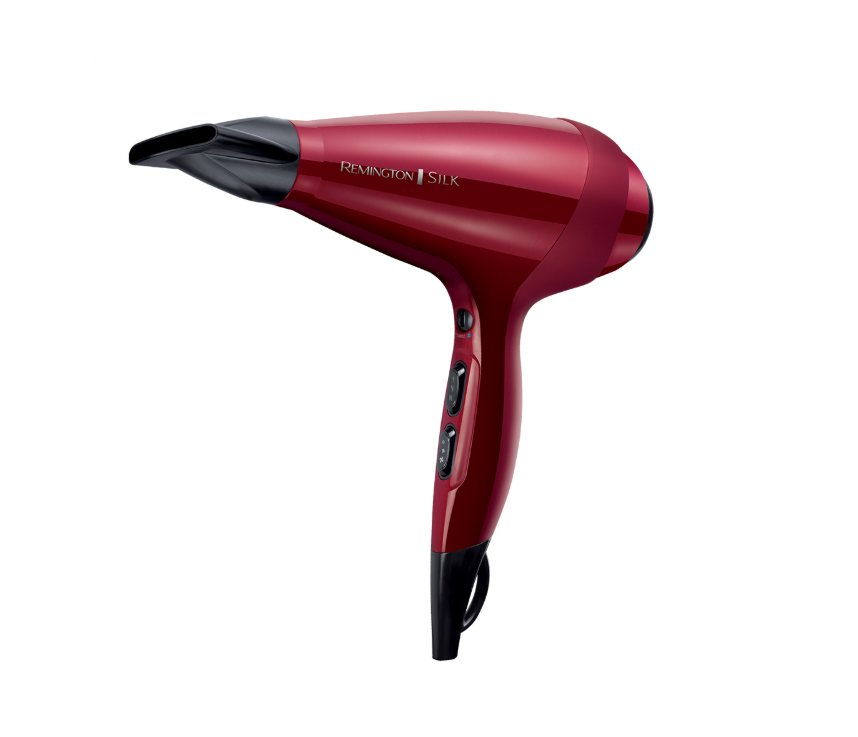 Remington Ionic Hair dryer | AC9096 | 2400 W | Number of temperature settings 3 | Ionic function | Diffuser nozzle | Red