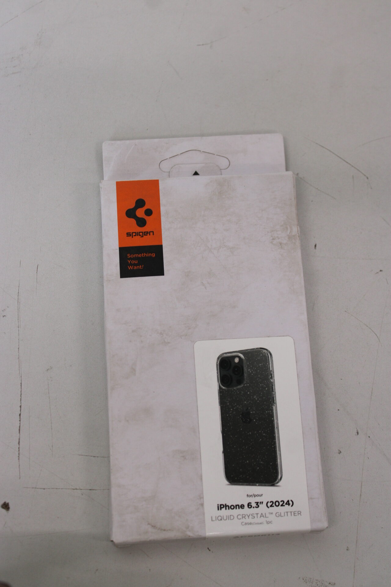 SALE OUT. Spigen Liquid Crystal iPhone 16 Pro 6.3" Glitter crystal ACS08113 DIRTY PACKAGING | Spigen DIRTY PACKAGING