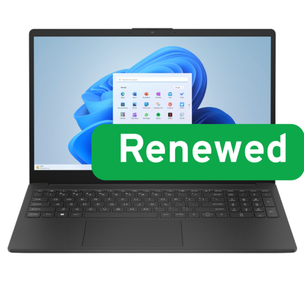 HP Renew Grade A++ | Laptop 15‑fd0000ny (97X13EA) | 15.6 " | Intel Processor N100 | 4 GB | SSD | 128 GB