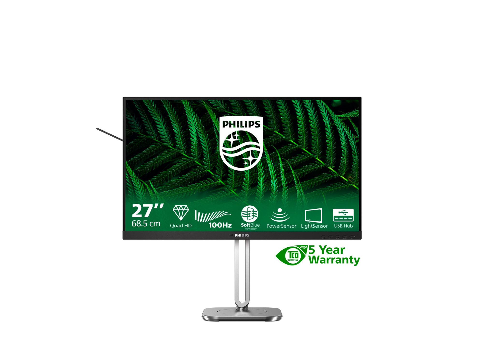 Philips | 27B2G5500/00 | 27 " | IPS | 16:9 | 100 Hz | 4 ms | 2560 x 1440 pixels | 300 cd/m² | HDMI ports quantity 2 - Image 3