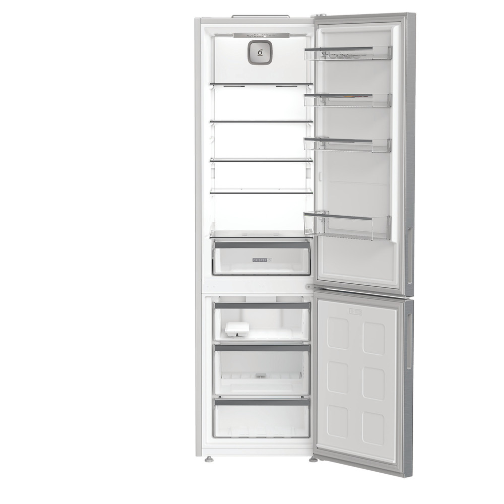 Whirlpool Refrigerator | WHK 25404 XP5E | Energy efficiency class D | Free standing | Combi | Height 203.5 cm | No Frost system | Fridge net capacity 249 L | Freezer net capacity 106 L | 35 dB | Silver - Image 4