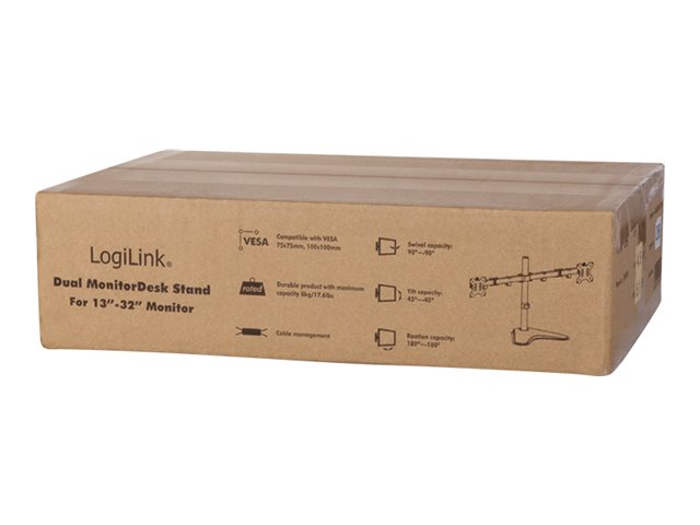 Logilink | Desk Mount | BP0045 | 13-32 " | Maximum weight (capacity) 8 kg | Black - Image 4