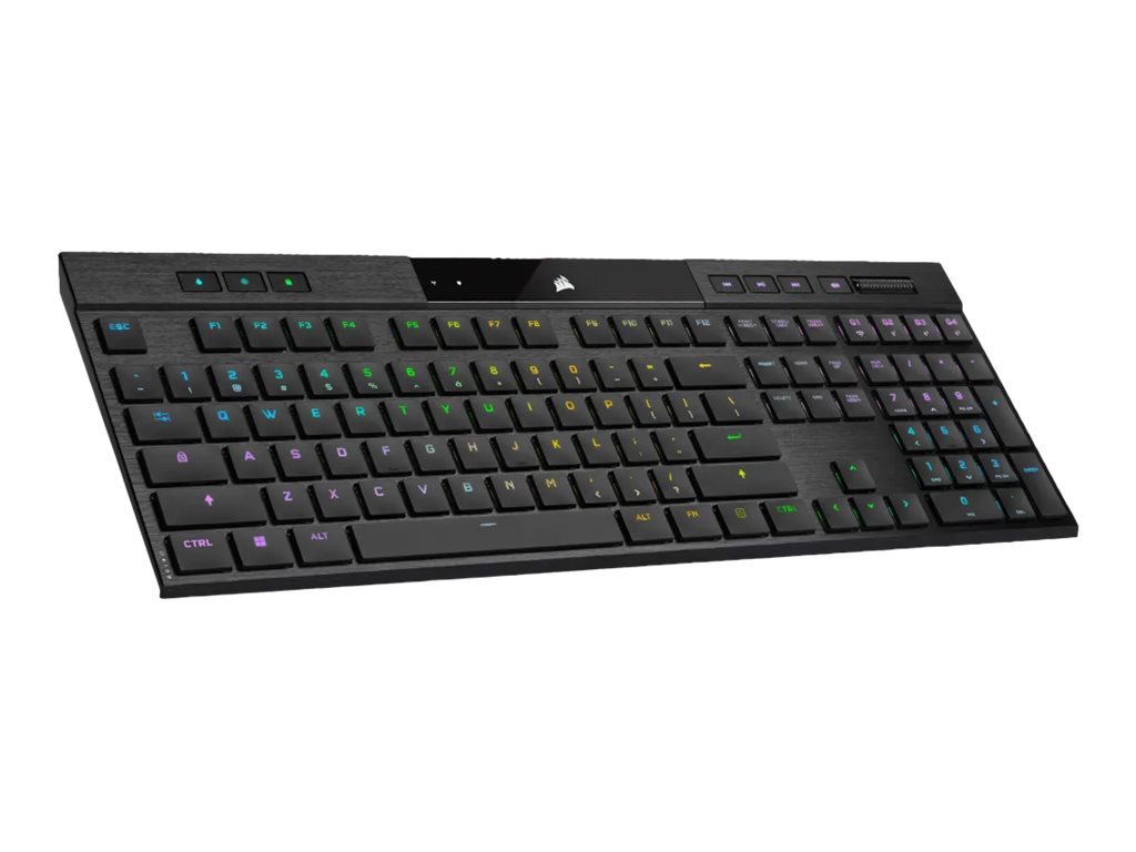 Corsair | Gaming Keyboard | K100 AIR RGB ULTRA-THIN | Gaming keyboard | Wireless/Wired | RGB LED light | NA | Black | CHERRY MX Ultra Low Profile Tactile | Wireless connection - Image 2