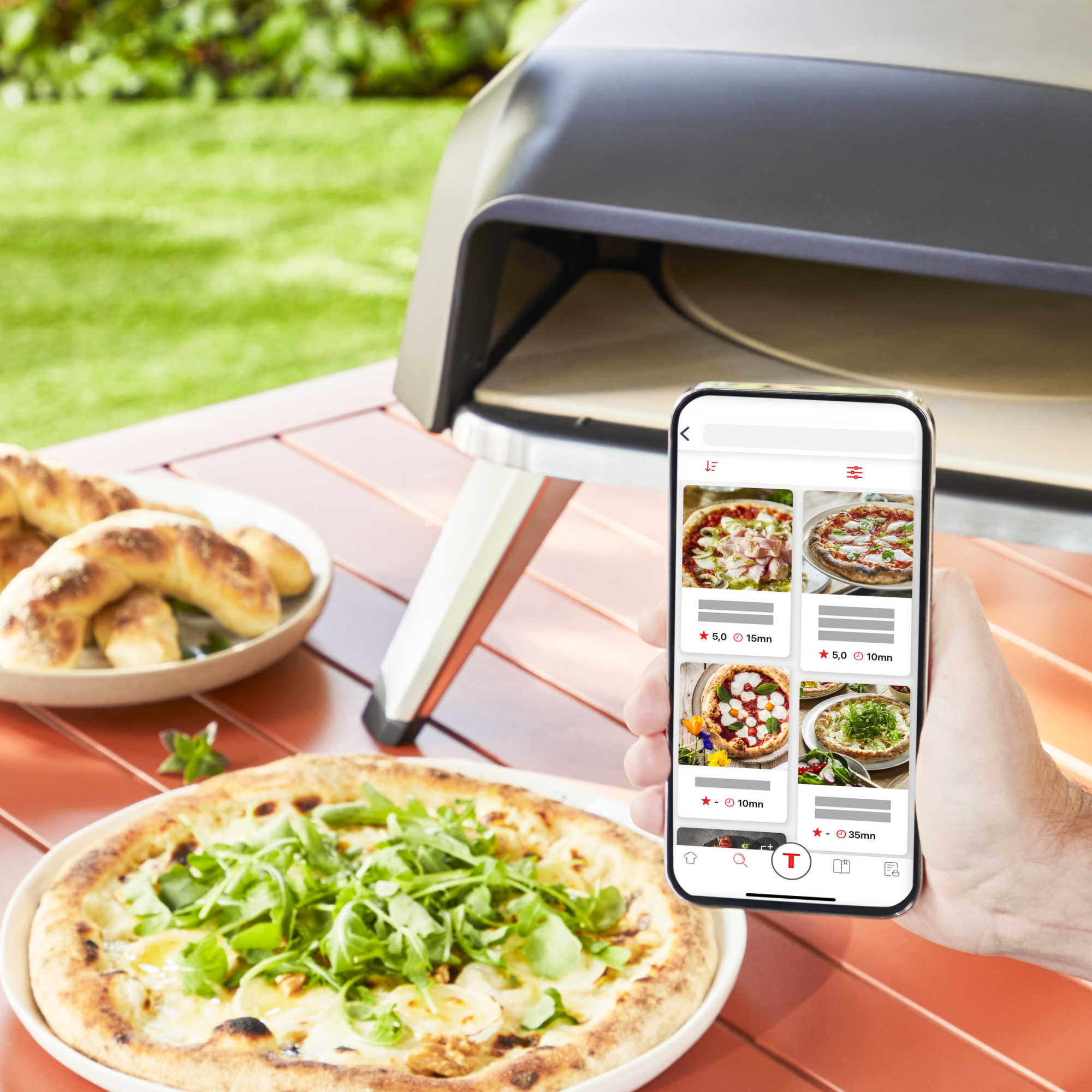 Tefal Pronto JM412010 gas pizza oven, 30 cm, up to 400°C | TEFAL - Image 4