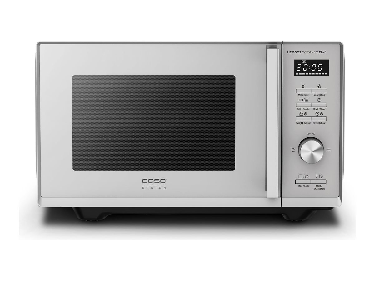 Caso | Microwave Oven | Chef HCMG 25 | Free standing | 900 W | Convection | Grill | Stainless Steel - Image 2