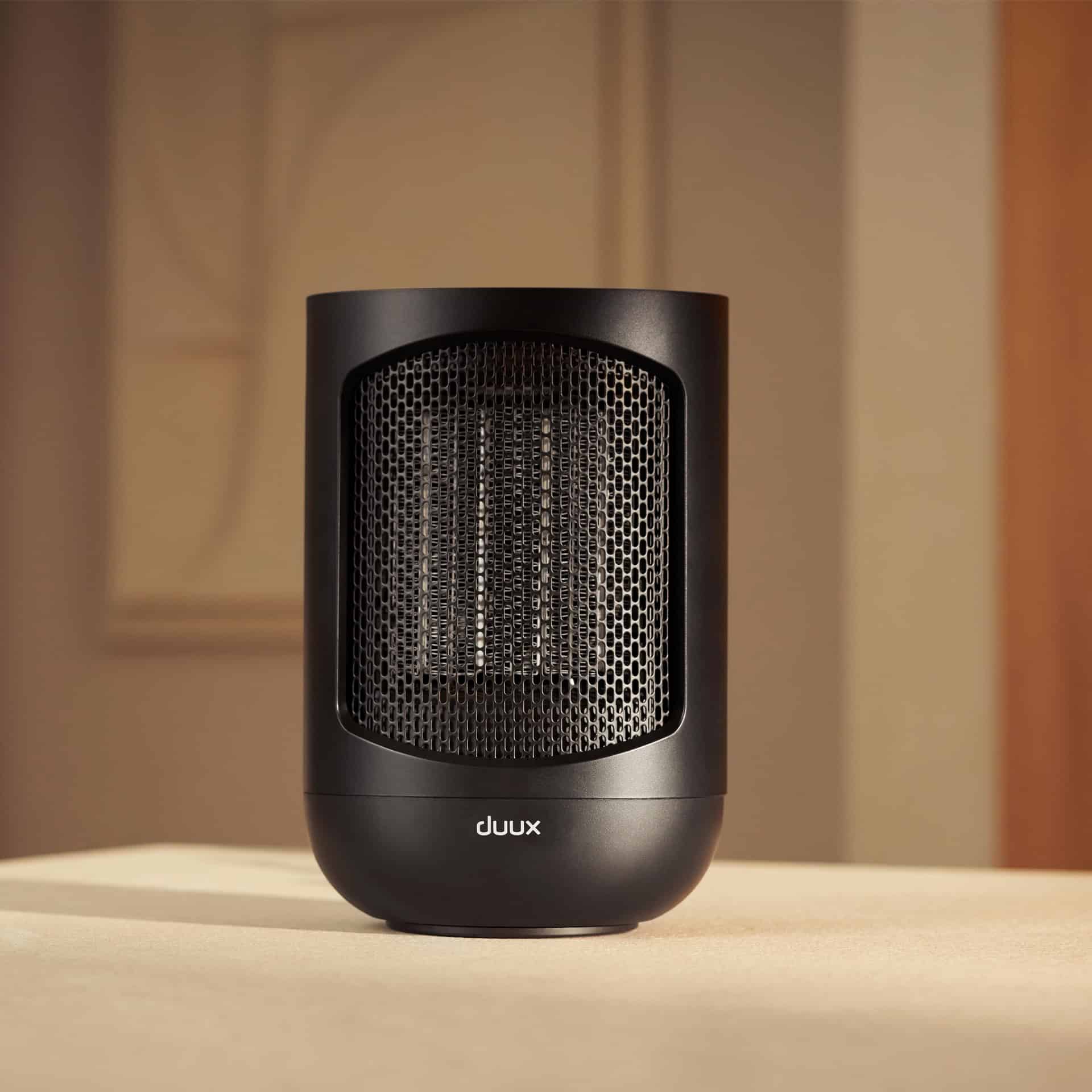 Duux Zone Personal Ceramic Heater | Ceramic Heater | 600/900/1500 W | Black | IP21 - Image 3