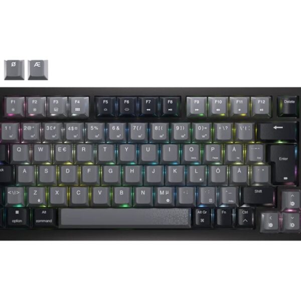Corsair Keyboard | K65 PLUS | Mechanical Gaming Keyboard | Wireless | Nordic | Black | USB Type-A | CORSAIR MLX Red