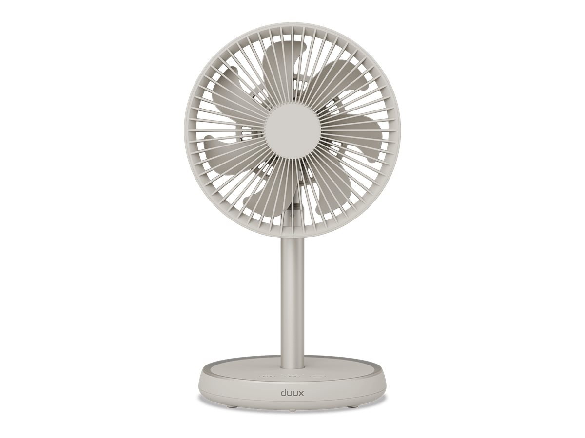 Duux Fan | Rize Flex | Stand Fan | Greige | Diameter 21 cm | Number of speeds 4 | Oscillation | 10 W - Image 2