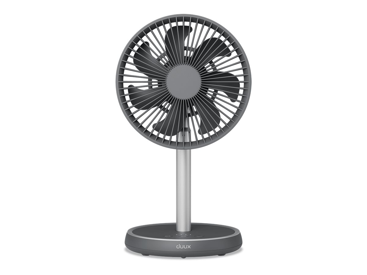Duux Fan | Rize Flex | Stand Fan | Grey | Diameter 21 cm | Number of speeds 4 | Oscillation | 10 W - Image 2