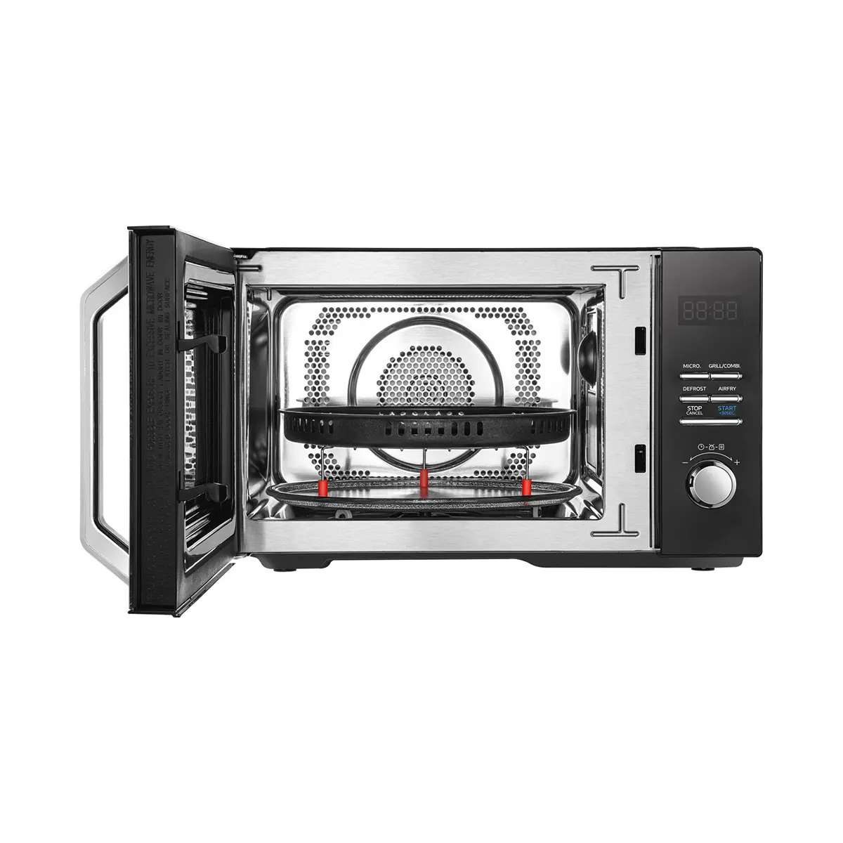 Midea Microwave Oven | MAC23XF | Free standing | 23 L | 800 W | Convection | Grill | Black - Image 4