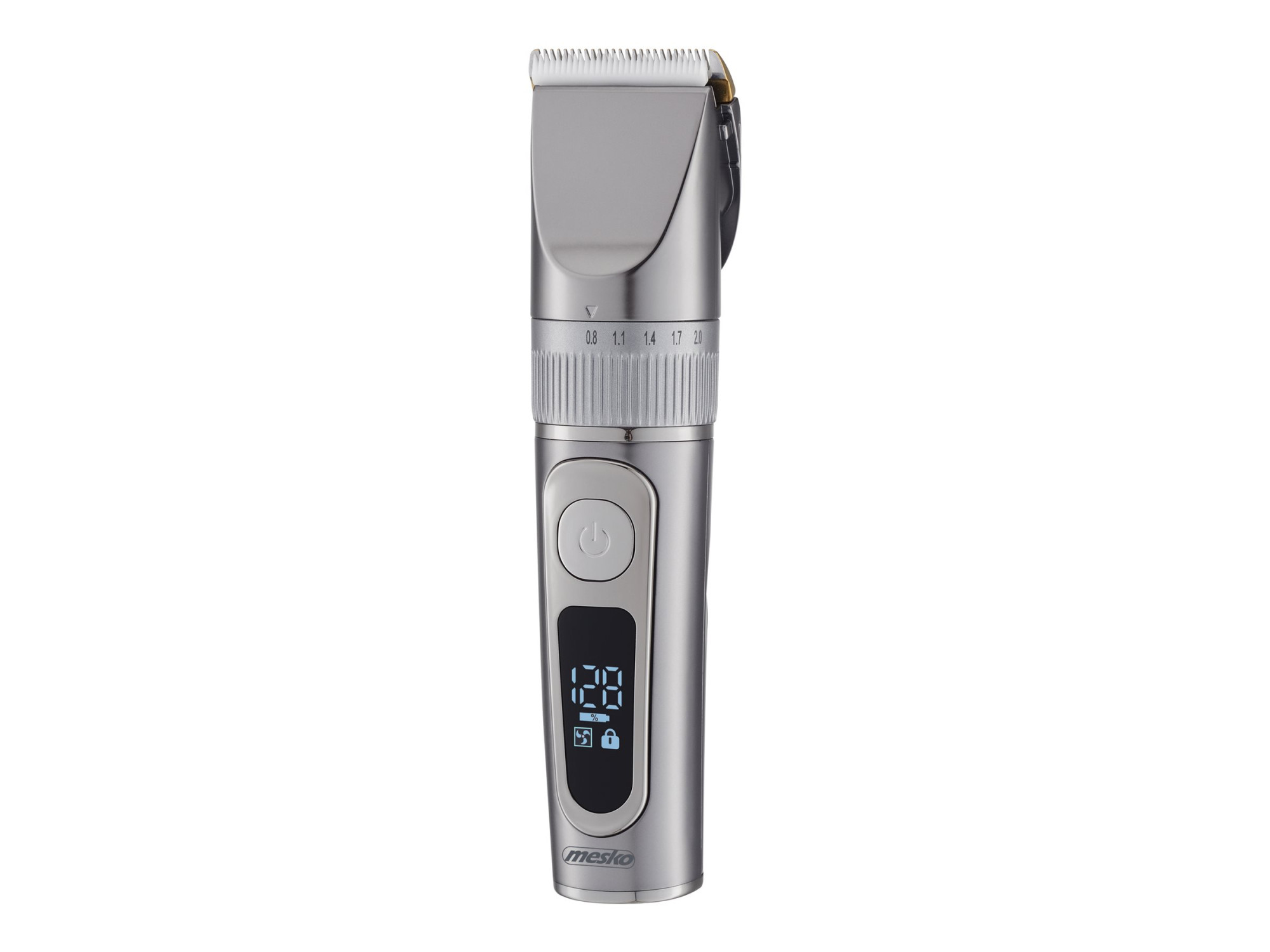 Mesko | Hair Clipper with LCD Display | MS 2843 | Cordless | Number of length steps 4 | Stainless Steel - Image 2