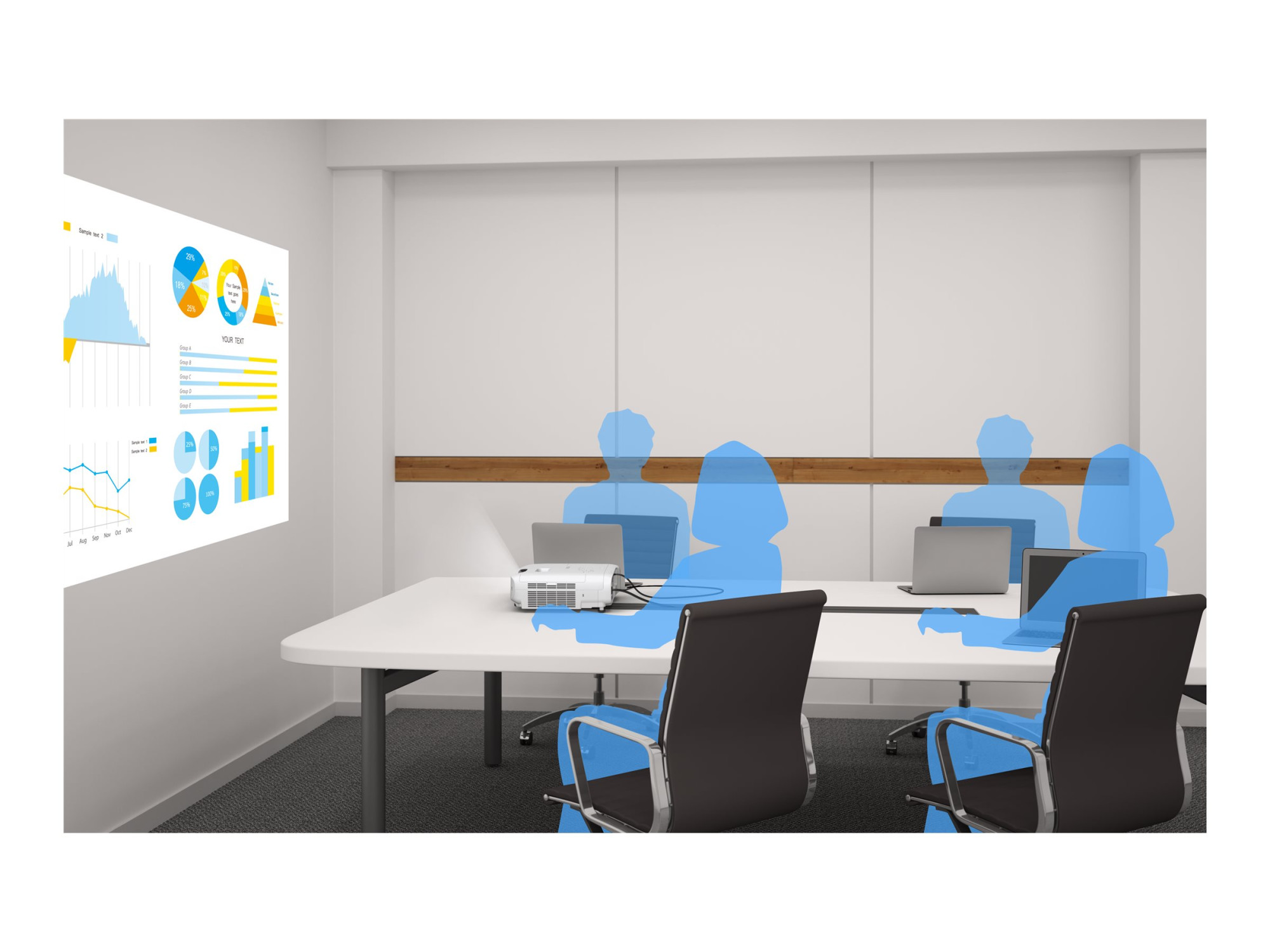 Epson EB-W56S | WXGA (1280x800) | 3700 ANSI lumens | White - Image 7