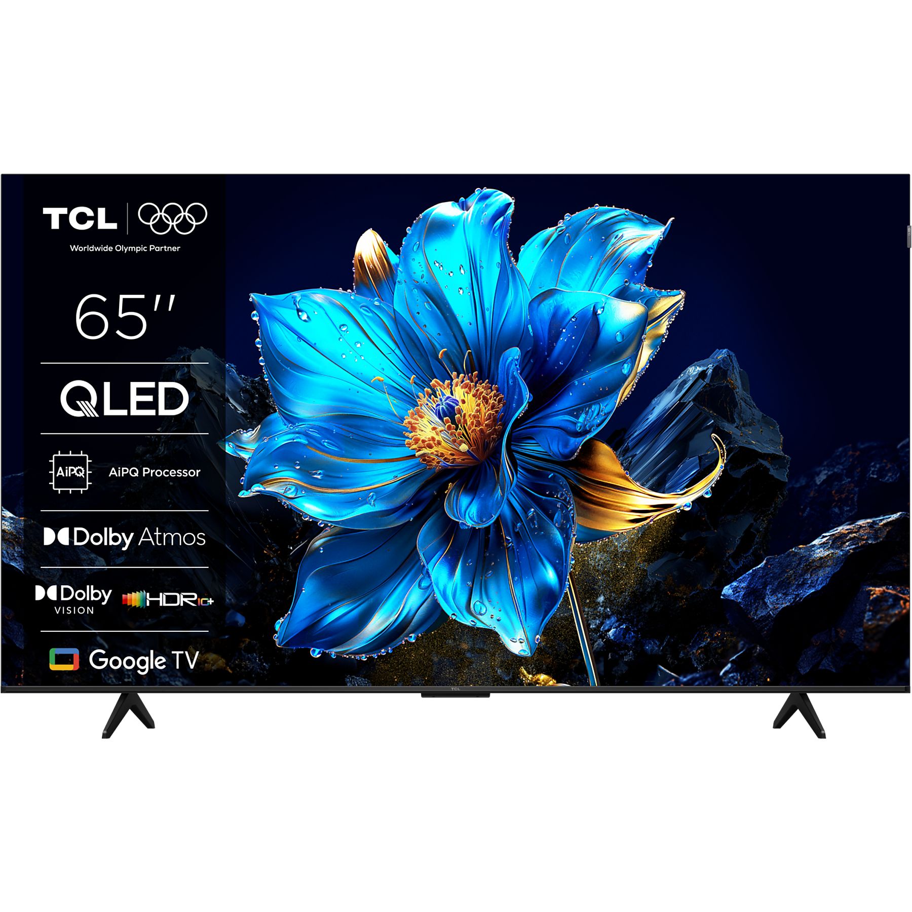 TCL 4K QLED TV | 65T69C | 65 | Smart TV | Google TV | UHD | Black - Image 2