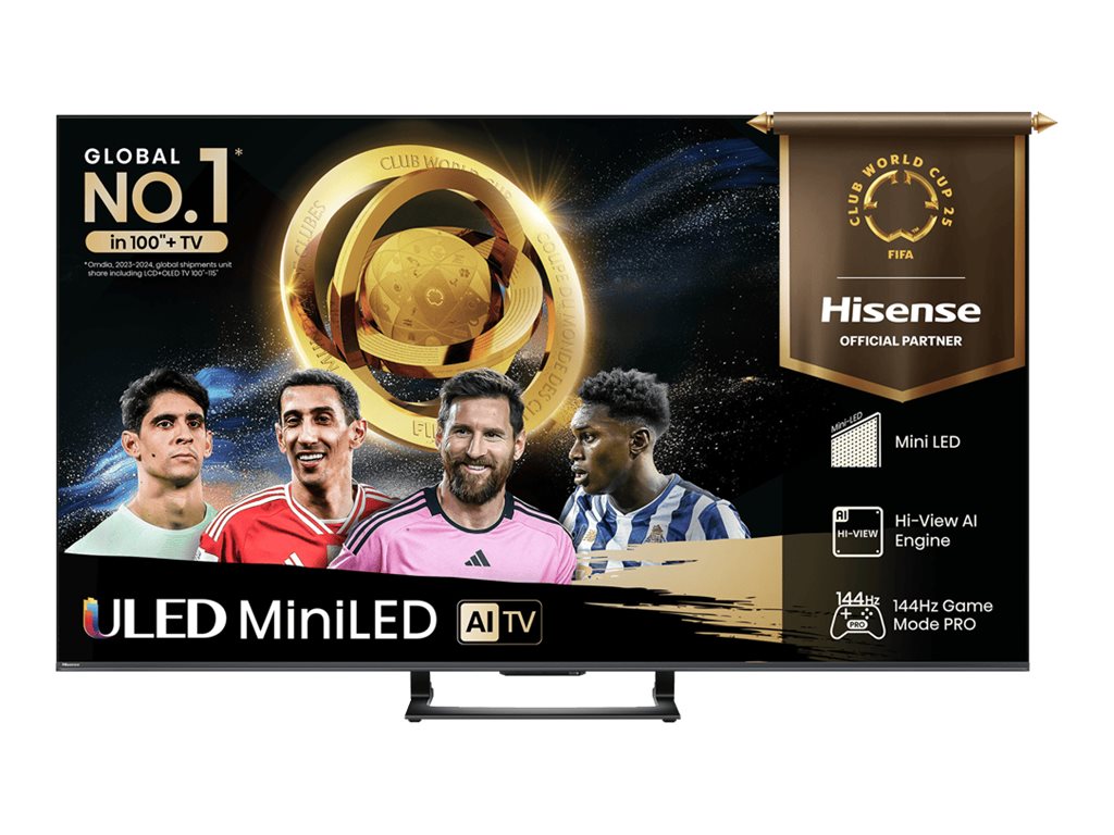 Hisense Mini LED TV | 65U7Q | 65 | Smart TV | VIDAA Smart OS | UHD | Black