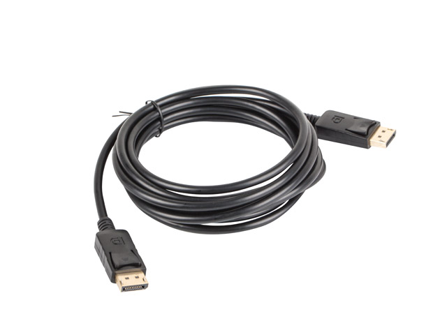 Lanberg DisplayPort Cable 19 Pin V1.2 4K, 3 m | CA-DPDP-10CC-0030-BK | DisplayPort to DisplayPort - Image 4