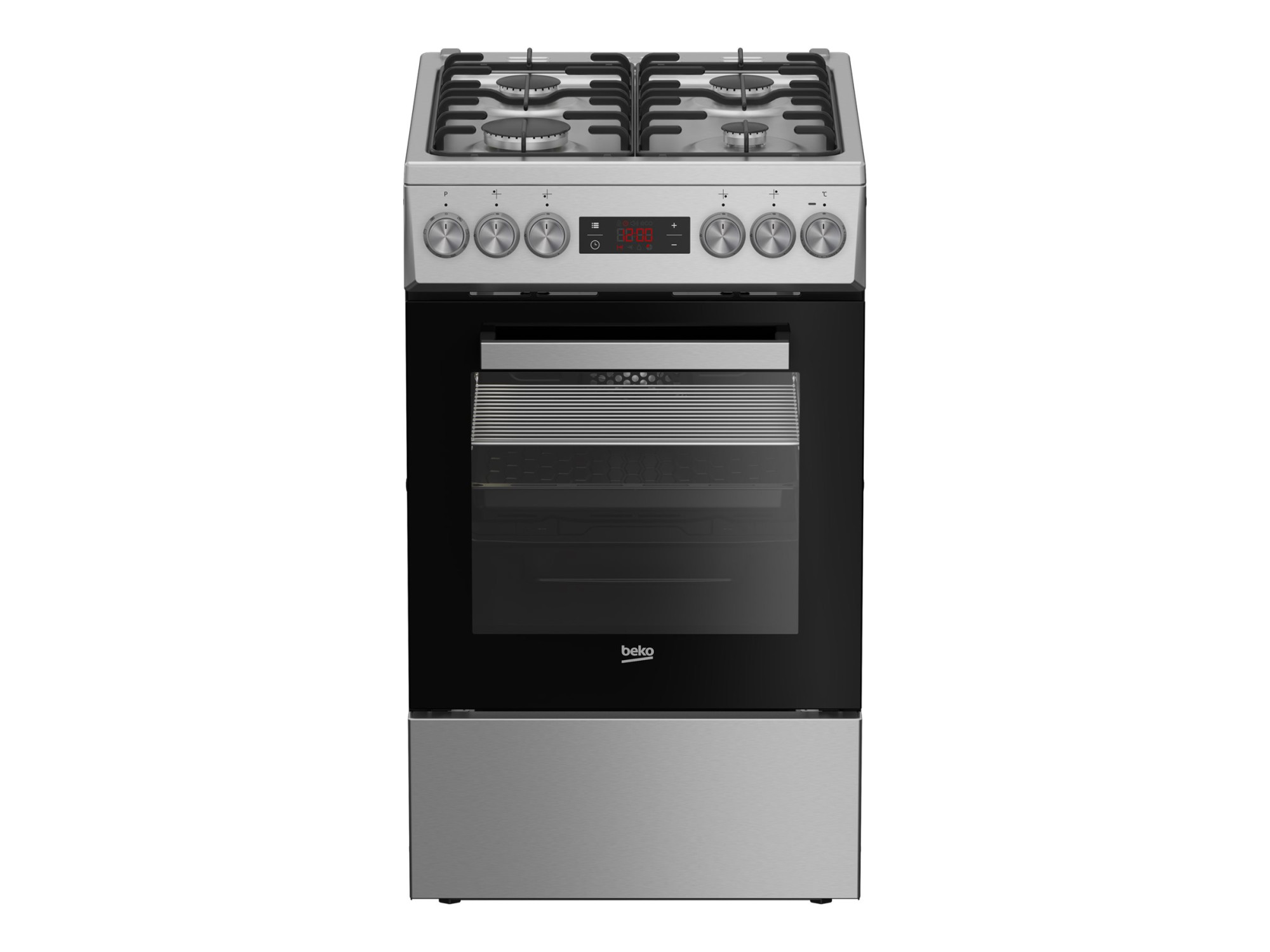 BEKO Cooker | FSM52321DXDT | Hob type Gas | Oven type Electric | Stainless Steel | Width 50 cm | Grilling | Depth 60 cm | 60 L - Image 2