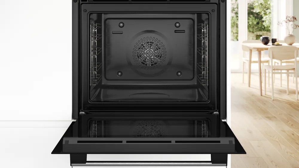 Bosch Oven | HBG517CS3 | 71 L | Electric | Hydrolytic | Knobs | Height 59.5 cm | Width 59.4 cm | Stainless steel - Image 4