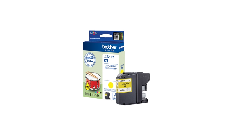 Brother LC-22UY | Ink Cartridge | Yellow - Image 4