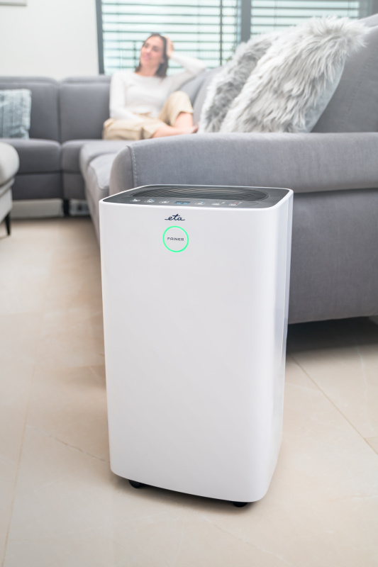 ETA Dehumidifier | ETA263090000 Fainer | Power 180 W | Suitable for rooms up to 150 m³ | Suitable for rooms up to 60 m² | Water tank capacity 2 L | White - Image 10