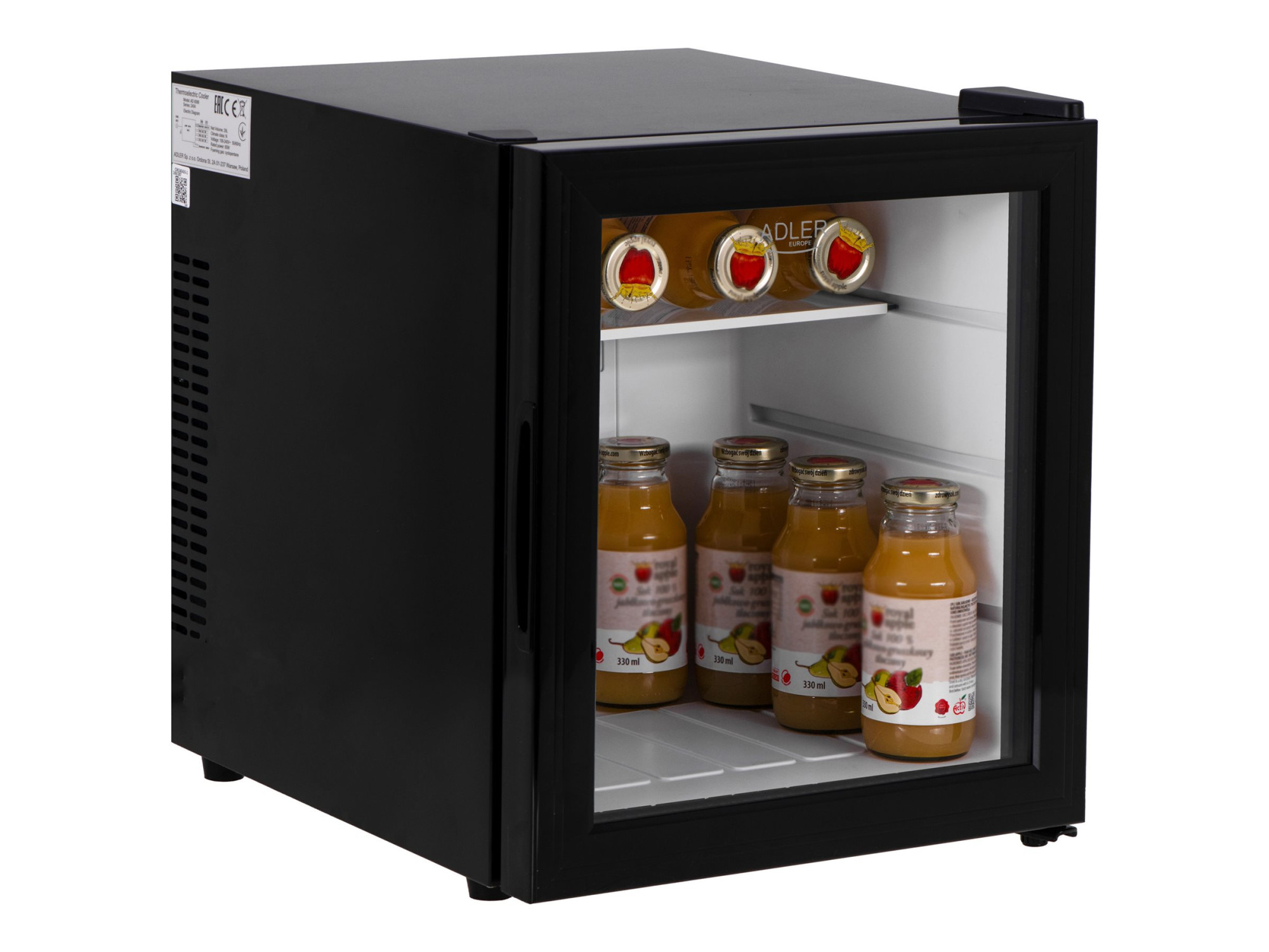Adler | Thermoelecric Cooler | AD 8088 | Energy efficiency class E | Free standing | Larder | Black - Image 2