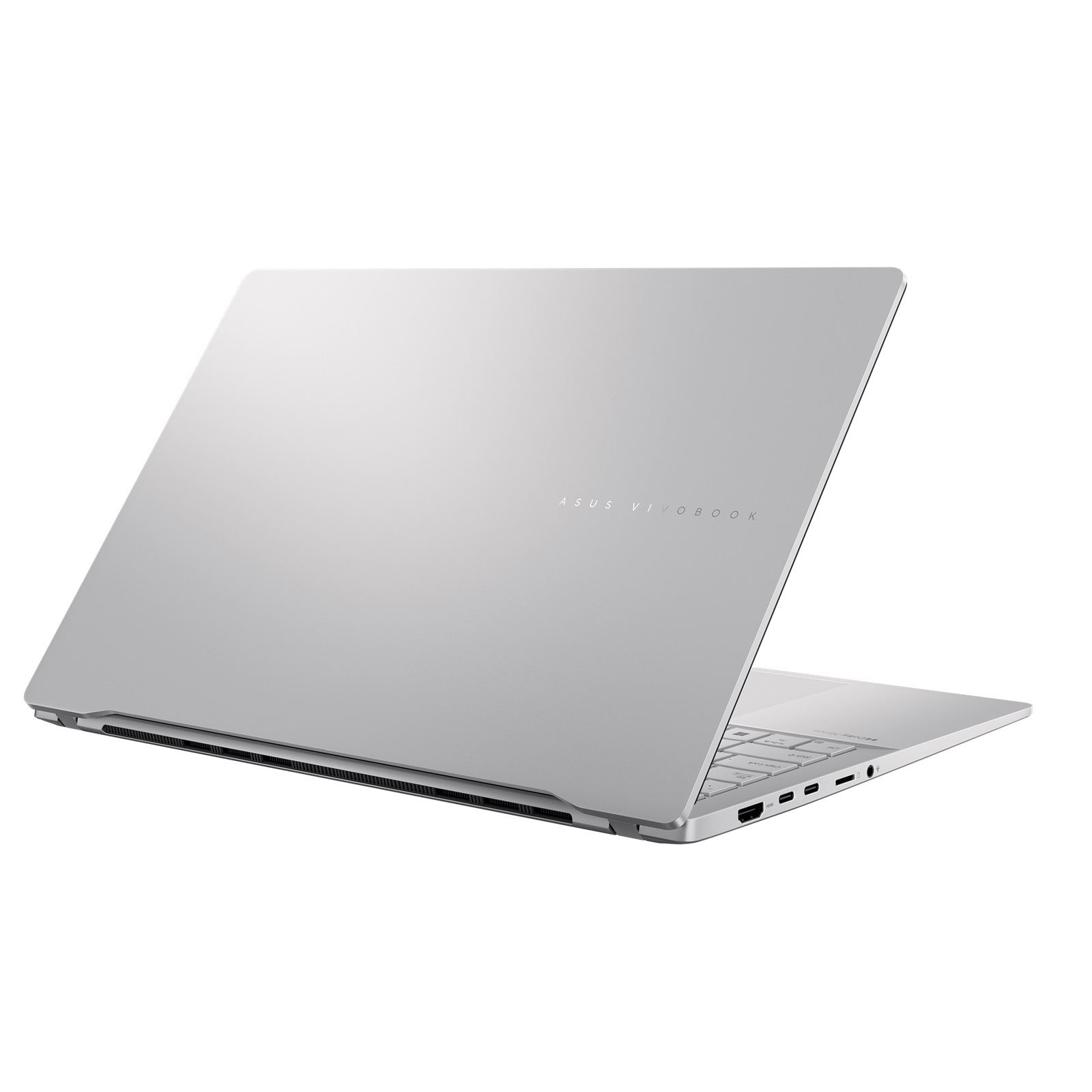 Asus Vivobook S S5507QA-MA112W | Cool Silver | 15.6 " | OLED | 3K | 2880 x 1620 pixels | Glossy | Snapdragon X Elite | X1E 78 100 | 32 GB | LPDDR5X | Solid-state drive capacity 1000 GB | Qualcomm Adreno GPU | Windows 11 Home | 802.11be | Bluetooth version 5.4 | Keyboard language English | Keyboard backlit | Warranty 24 month(s) - Image 2