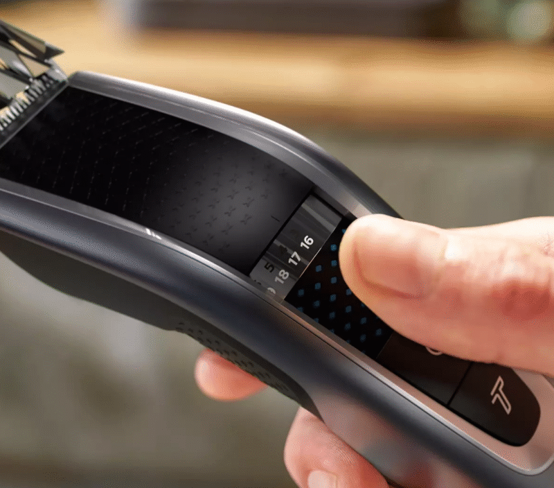 Philips | Hair clipper series 5000 | HC5630/15 | Cordless or corded | Number of length steps 28 | Step precise 1 mm | Black/Grey - Image 5
