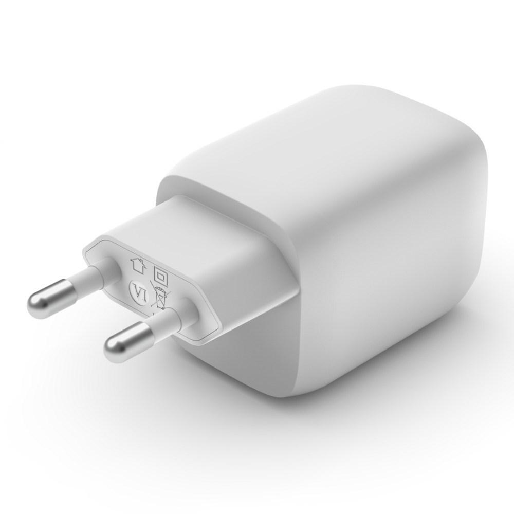 Belkin USB-C GaN PD PPS Dual Wall Charger, 65W | WCH013vfWH - Image 3