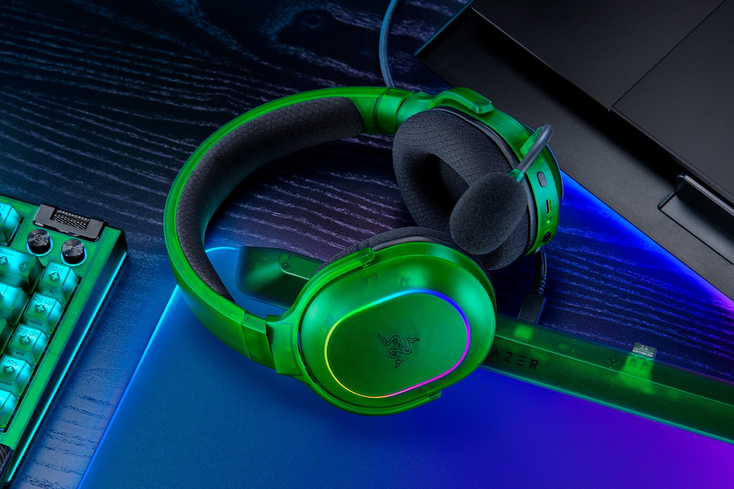 Razer | Gaming Headset | Barracuda X Chroma | Built-in microphone | Bluetooth | Phantom Green Edition - Image 4