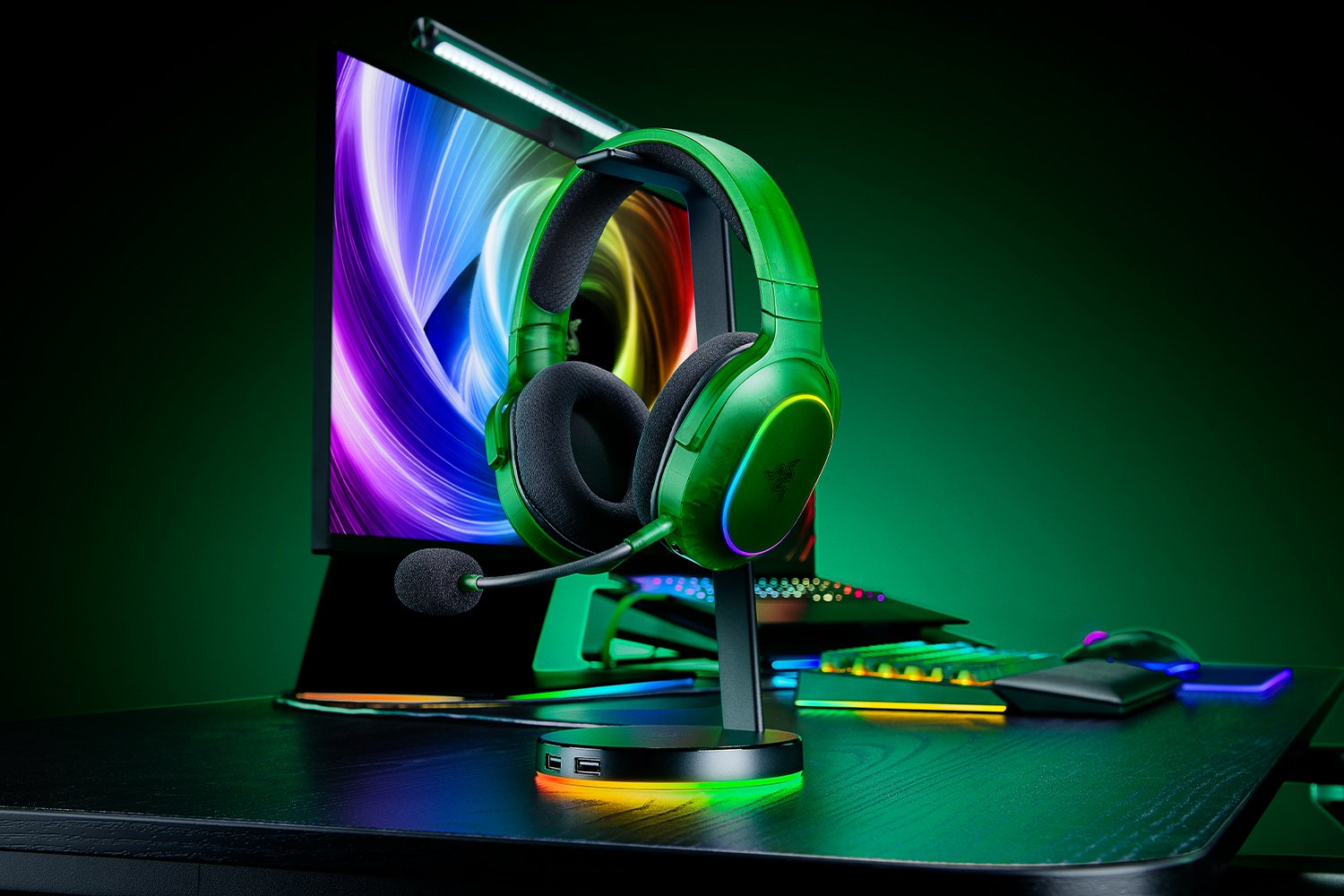 Razer | Gaming Headset | Barracuda X Chroma | Built-in microphone | Bluetooth | Phantom Green Edition - Image 5