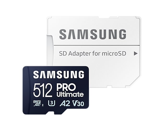 Samsung | MicroSD Card | PRO Ultimate | 512 GB | microSDXC Memory Card | Flash memory class U3, V30, A2 | SD adapter - Image 4