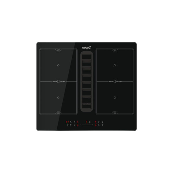CATA | Hob with Hood | IAS 6024 | Induction | 59 cm | Number of burners/cooking zones 4 | Black | Slider