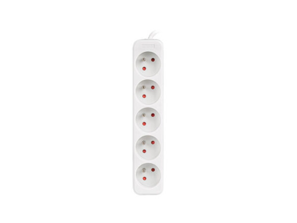 Lanberg Cable Power Strip, 5X French Outlets Quality-Grade Copper, 1.5 m | PS0-05E-0150-W - Image 4