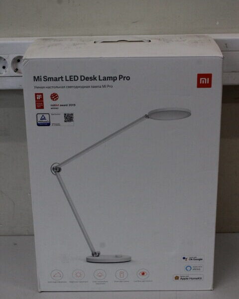 SALE OUT. Xiaomi Mi Smart LED Desk Lamp Pro (White) | Xiaomi Mi Smart LED Desk Lamp Pro | 700 lm | 2500-4800 K | Low blue light close to natural light | USED, MISSING: POWER ADAPTER AND MANUALS | 25,000 h | 100-240 V